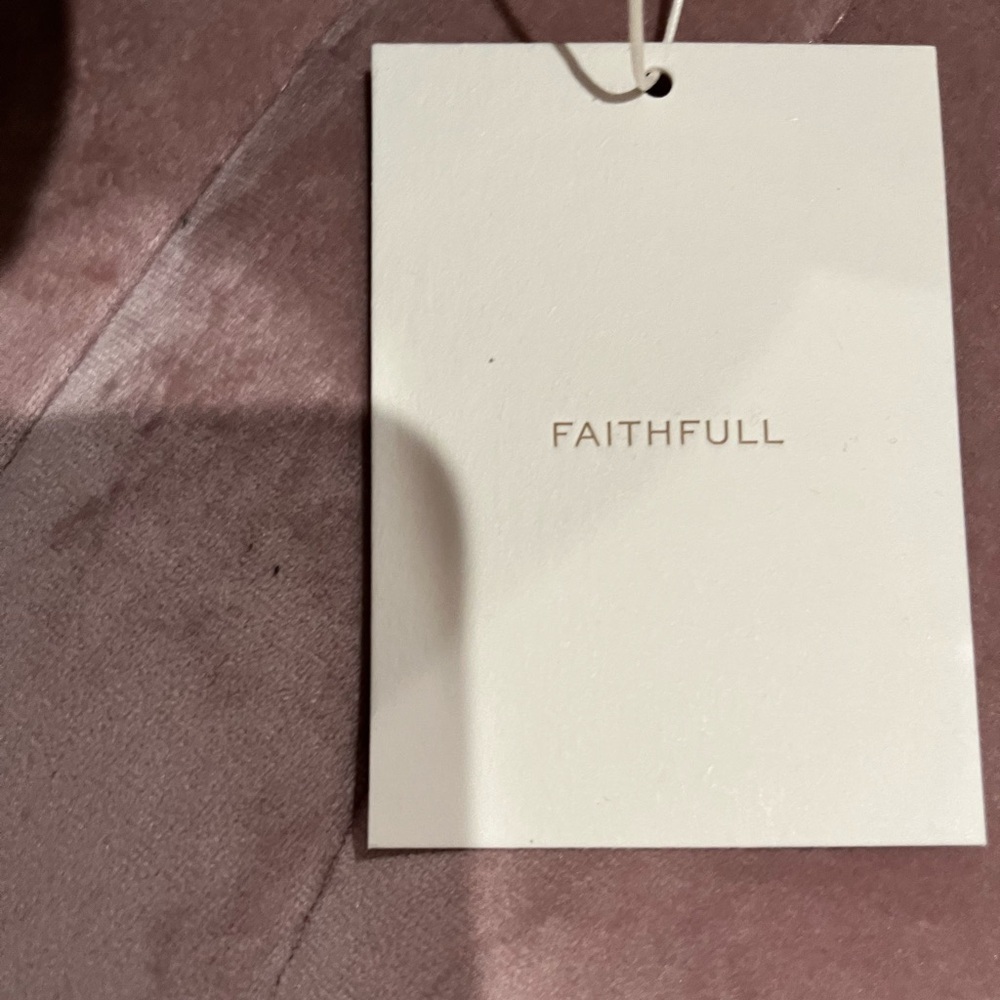 NWT Faithfull The Brand Geriba Midi Bridal Dress White - Picture 5 of 5